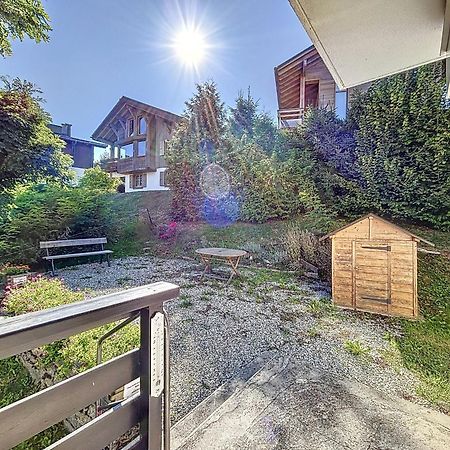 Bel Apt Au Centre De Combloux Avec Jardin, Balcon, Wifi Et Parking A 300M Des Commerces - Fr-1-560-52 Exteriér fotografie