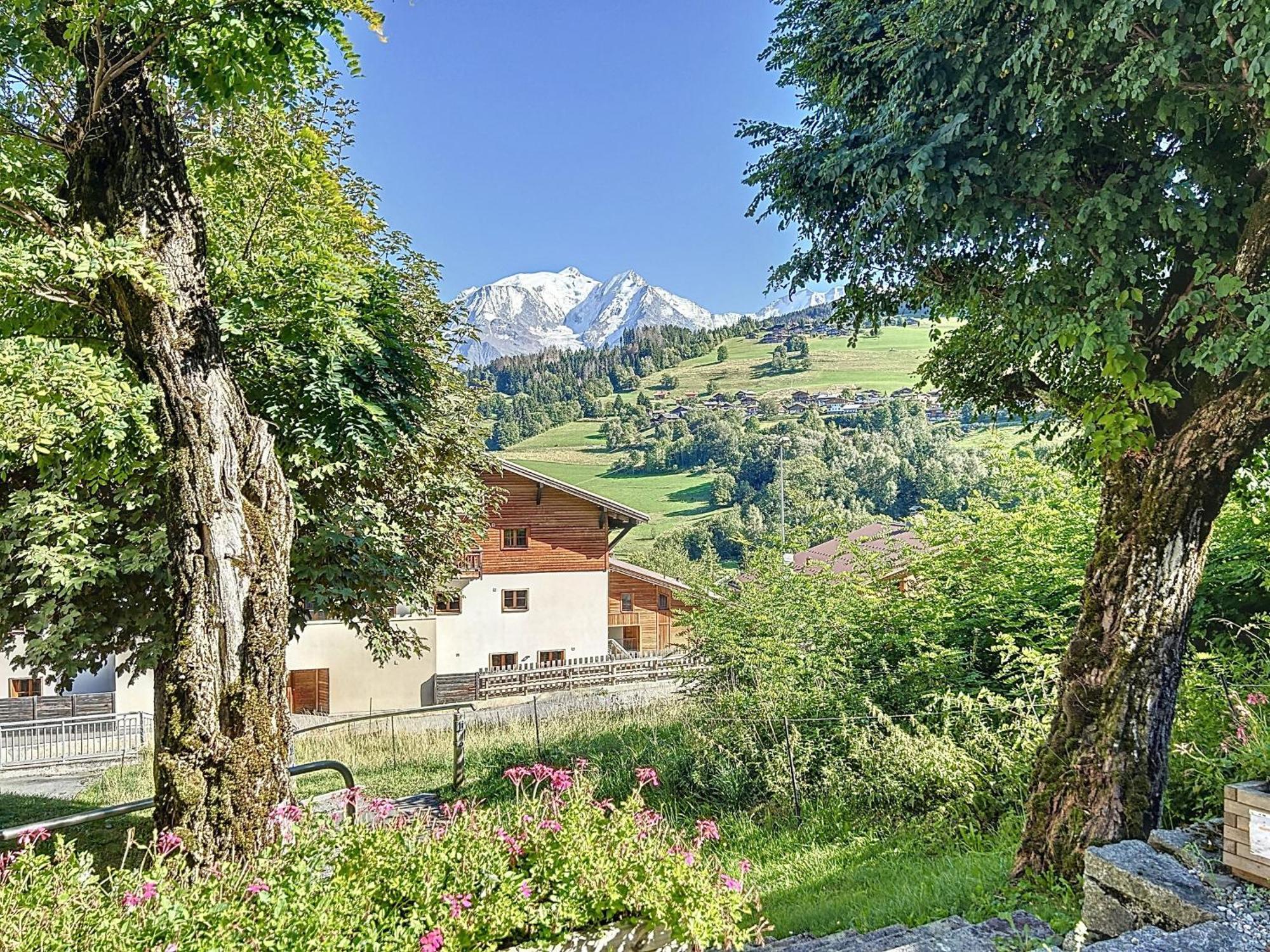 Bel Apt Au Centre De Combloux Avec Jardin, Balcon, Wifi Et Parking A 300M Des Commerces - Fr-1-560-52 Exteriér fotografie