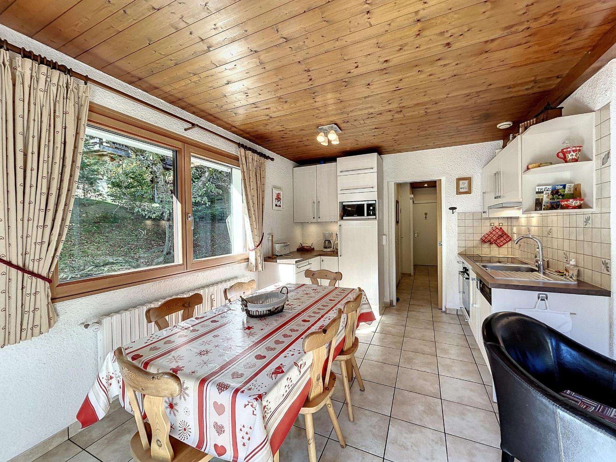 Bel Apt Au Centre De Combloux Avec Jardin, Balcon, Wifi Et Parking A 300M Des Commerces - Fr-1-560-52 Exteriér fotografie